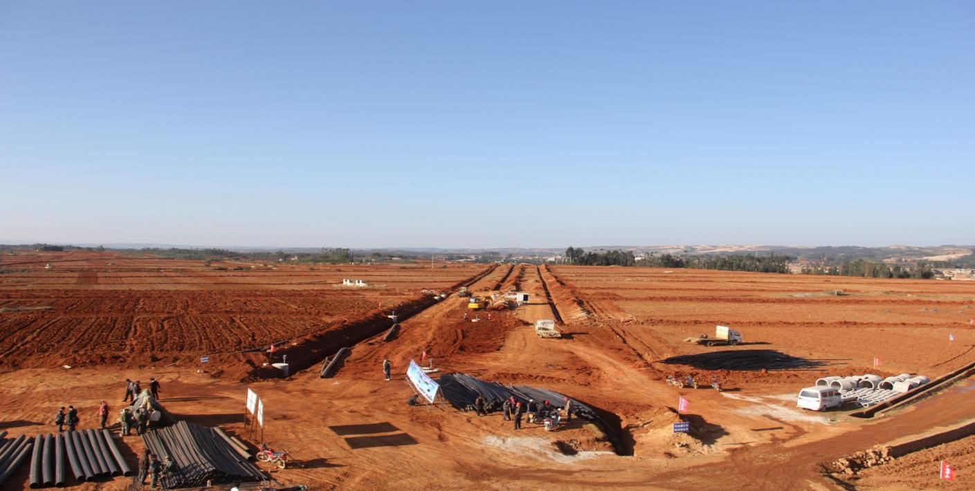Projet de Construction de terres agricoles de haute qualité dans la Province du Yunnan